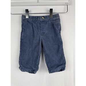 Cotton Lined Corduroy Pants Size 9M Lullaby Club Blue-Gray Casual‎ Pull On Pants